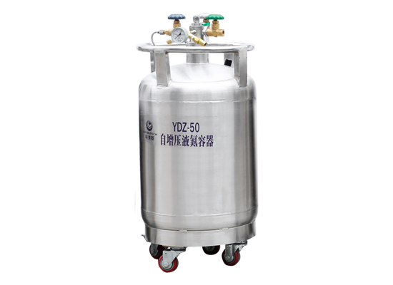 The self-pressurized Liquid Nitrogen Container